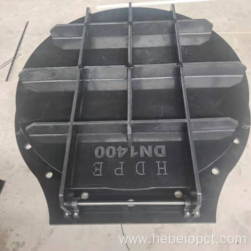 HDPE flap gate valve with rubber wedge valves